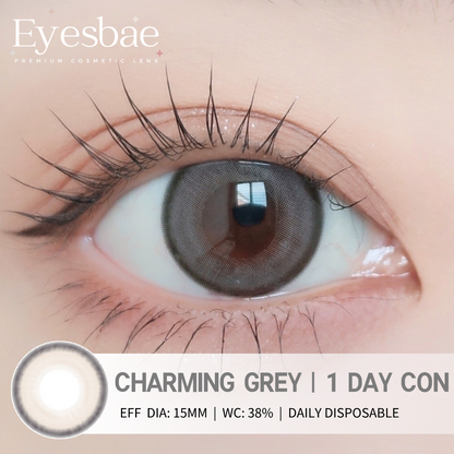 1-Day Con Charming Grey 15mm (10pcs/Box)