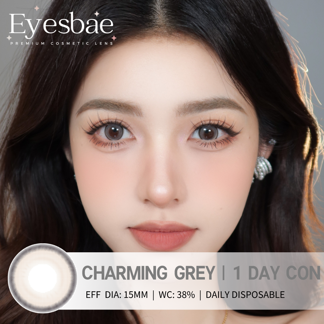 1-Day Con Charming Grey 15mm (10pcs/Box)