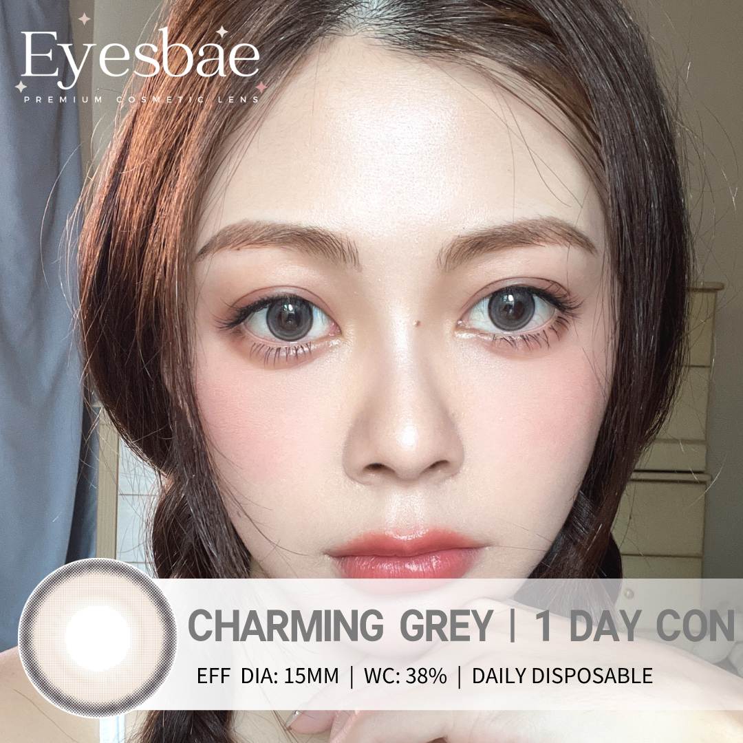 1-Day Con Charming Grey 15mm (10pcs/Box)