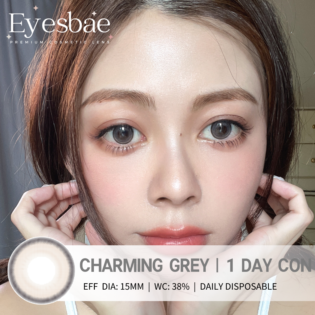 1-Day Con Charming Grey 15mm (10pcs/Box)