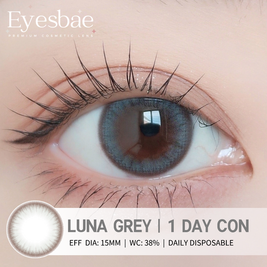 1-Day Con Luna Grey 15mm (10pcs/Box)