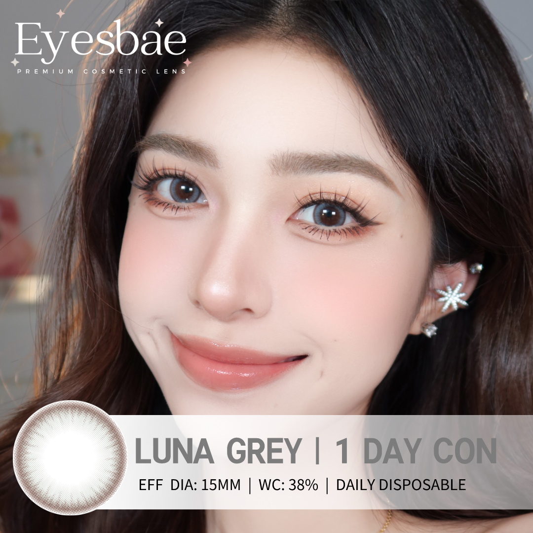 1-Day Con Luna Grey 15mm (10pcs/Box)