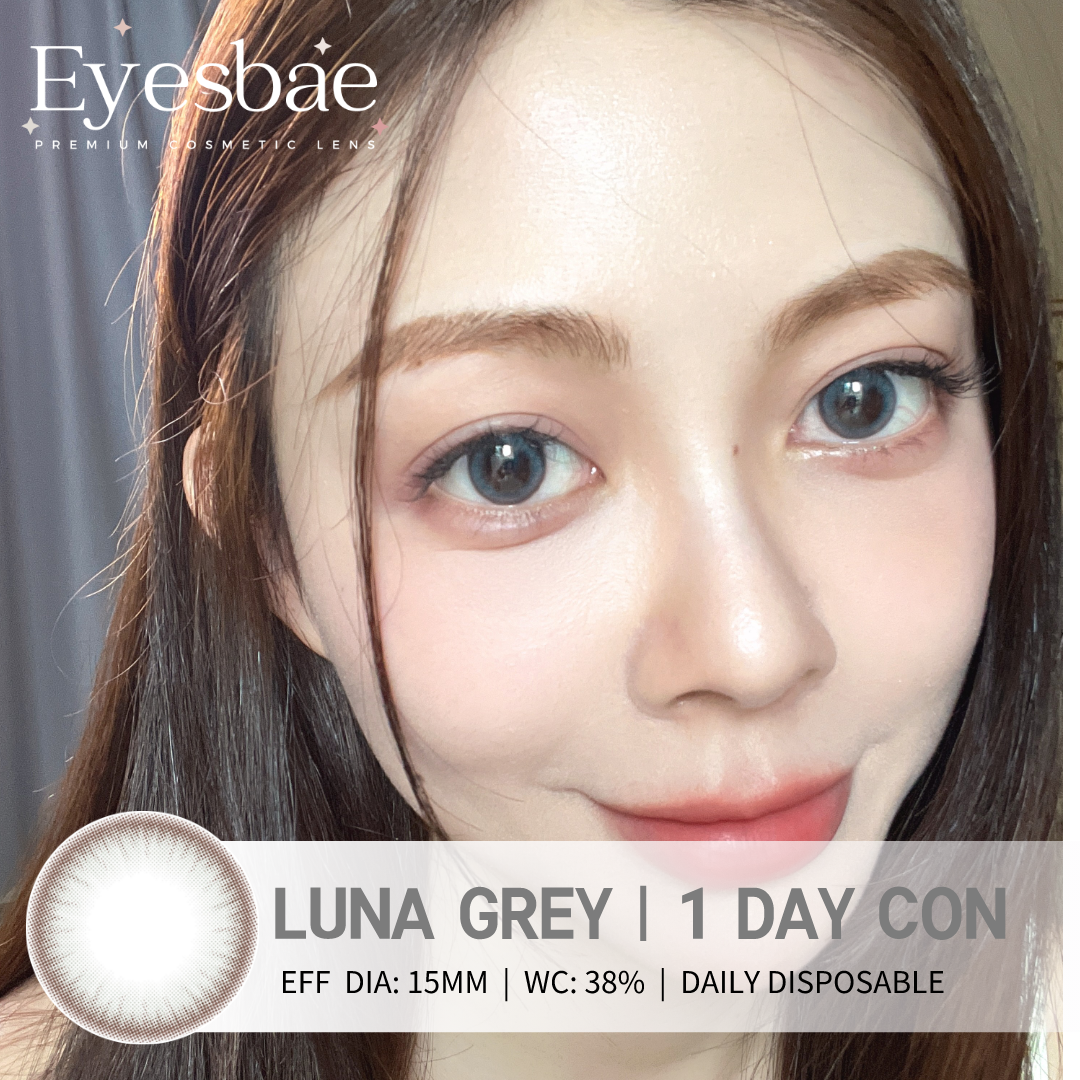 1-Day Con Luna Grey 15mm (10pcs/Box)