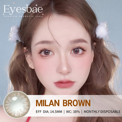 Milan Brown 14.5mm