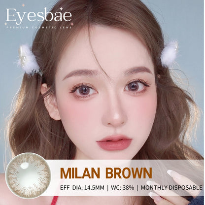 Milan Brown 14.5mm