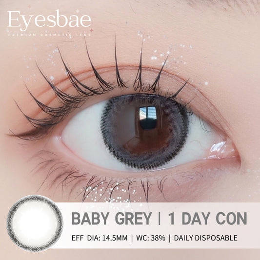 1-Day Con Baby Grey 14.5mm (10pcs/Box)