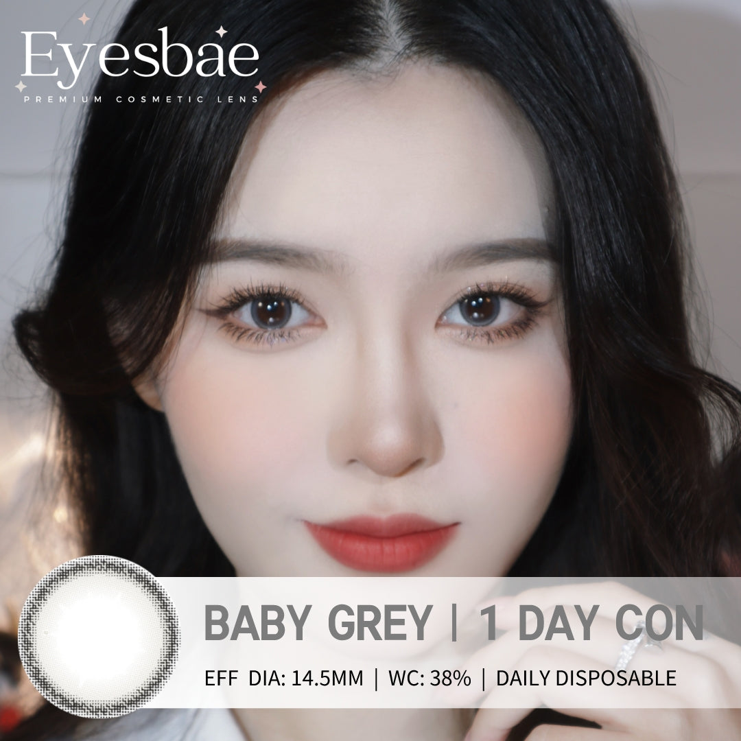 1-Day Con Baby Grey 14.5mm (10pcs/Box)