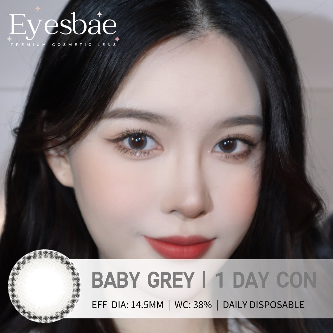 1-Day Con Baby Grey 14.5mm (10pcs/Box)