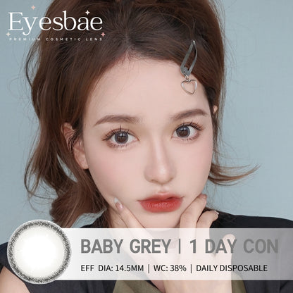 1-Day Con Baby Grey 14.5mm (10pcs/Box)