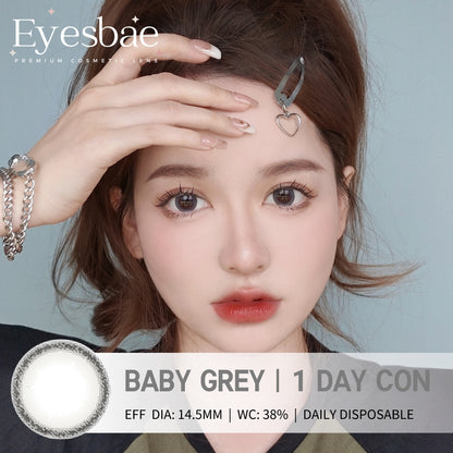 1-Day Con Baby Grey 14.5mm (10pcs/Box)