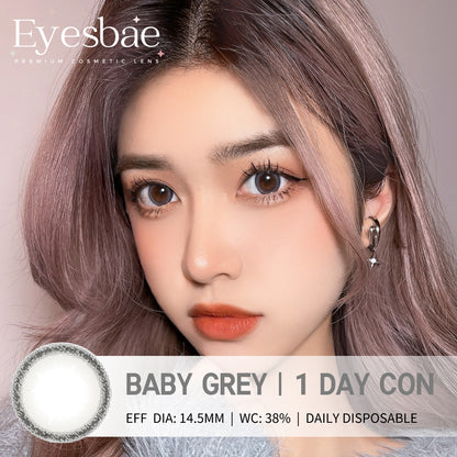 1-Day Con Baby Grey 14.5mm (10pcs/Box)