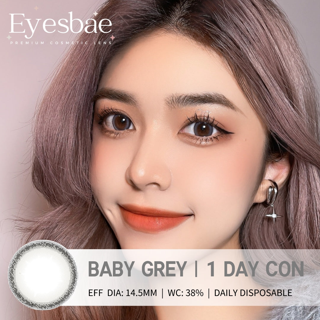 1-Day Con Baby Grey 14.5mm (10pcs/Box)