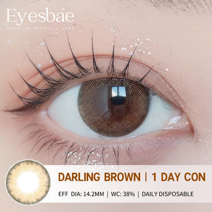 1-Day Con Darling Brown 14.2mm (10pcs/Box)