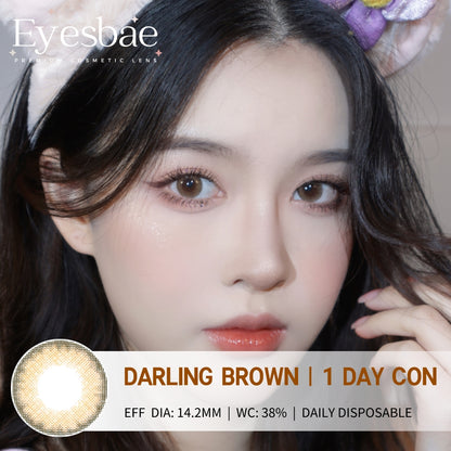 1-Day Con Darling Brown 14.2mm (10pcs/Box)