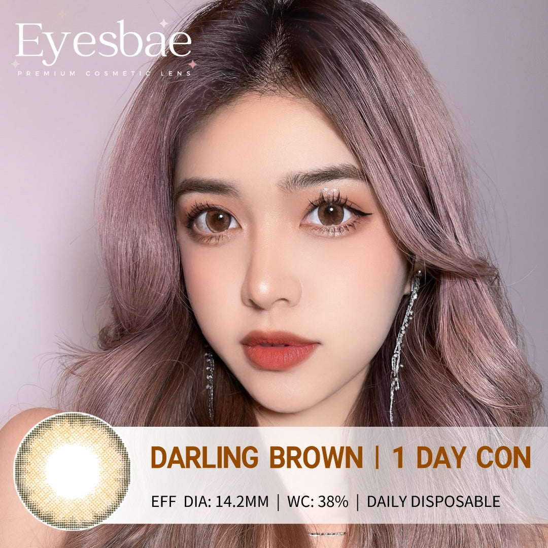 1-Day Con Darling Brown 14.2mm (10pcs/Box)