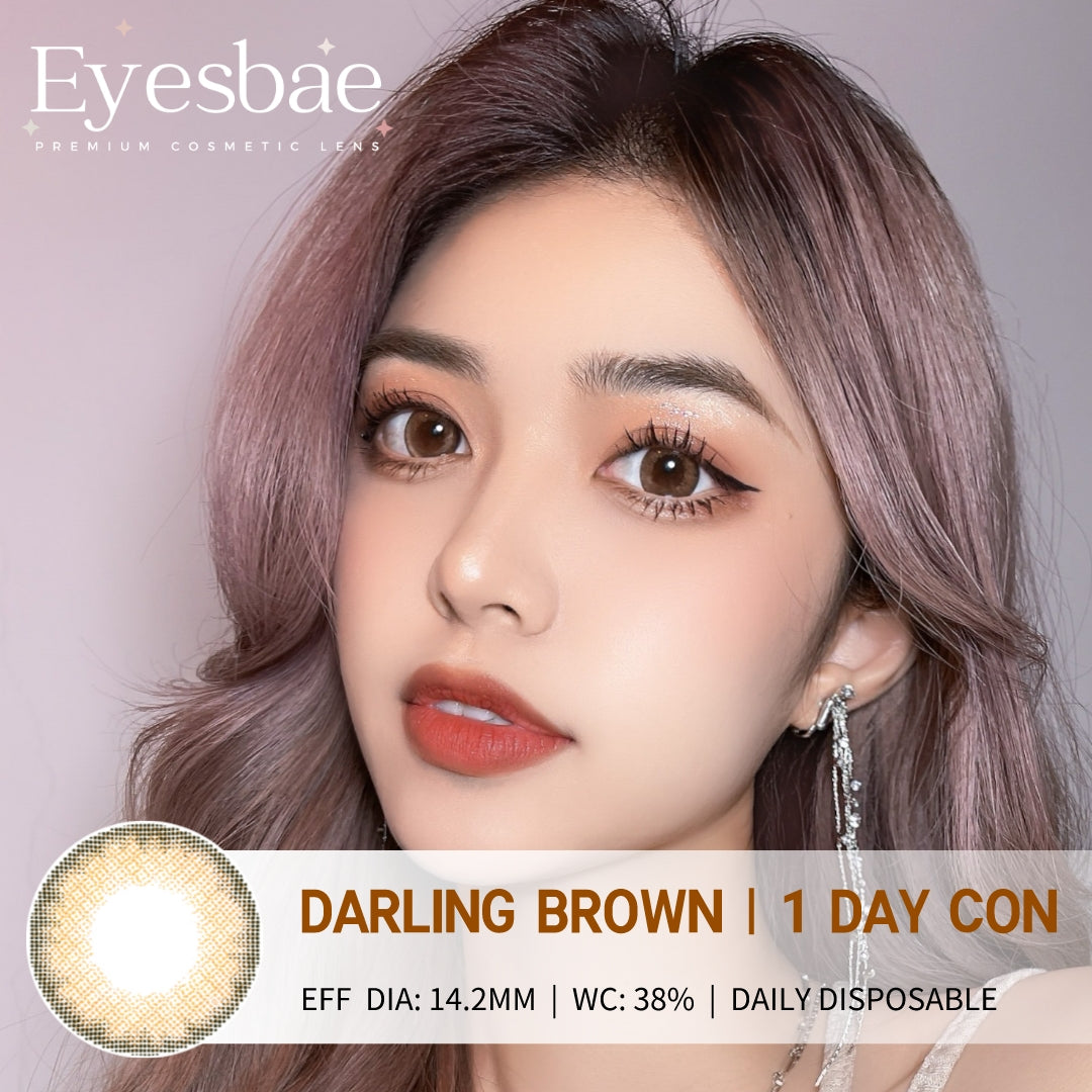 1-Day Con Darling Brown 14.2mm (10pcs/Box)