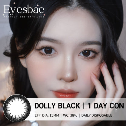 1-Day Con Dolly Black 15mm (10pcs/Box)