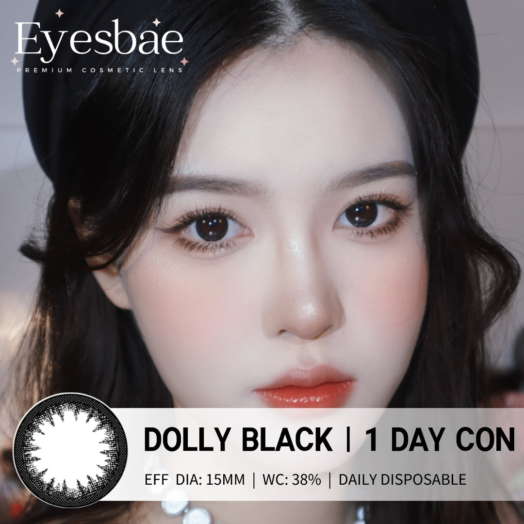 1-Day Con Dolly Black 15mm (10pcs/Box)