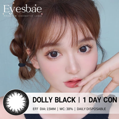 1-Day Con Dolly Black 15mm (10pcs/Box)