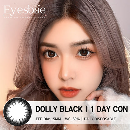 1-Day Con Dolly Black 15mm (10pcs/Box)