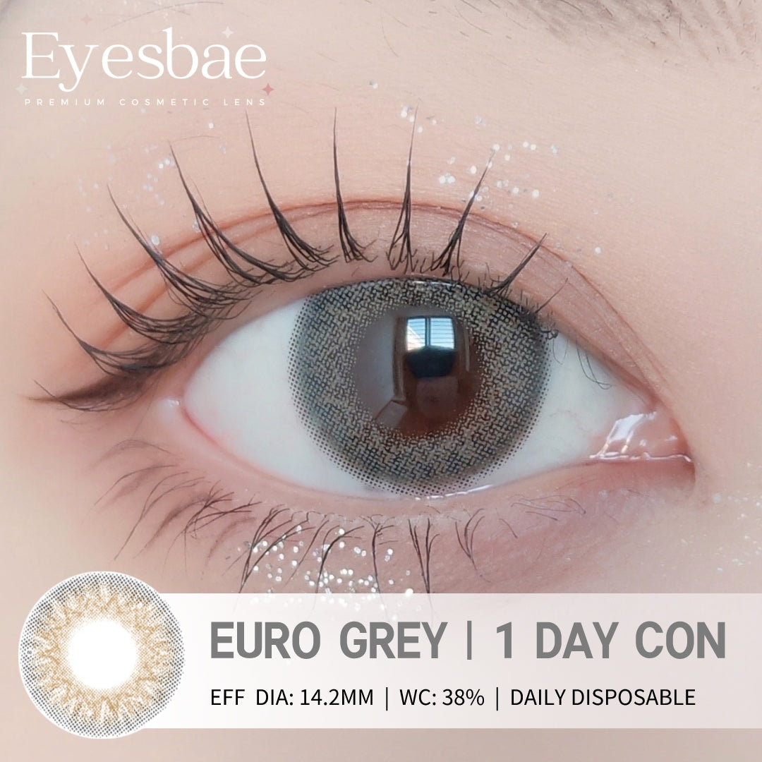 1-Day Con Euro Grey 14.2mm (10pcs/Box)