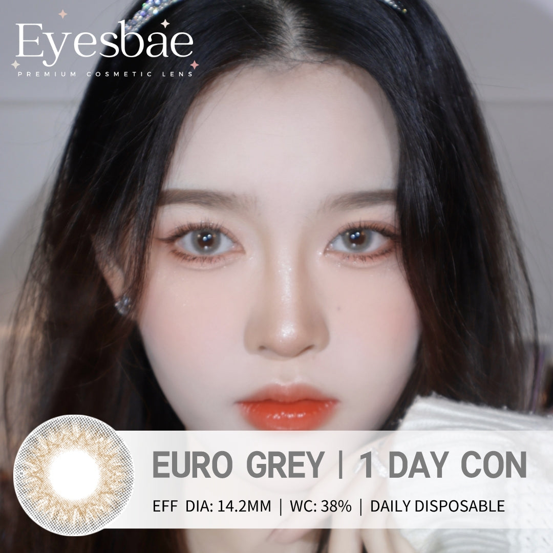 1-Day Con Euro Grey 14.2mm (10pcs/Box)