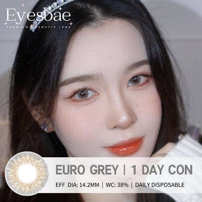 1-Day Con Euro Grey 14.2mm (10pcs/Box)