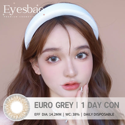 1-Day Con Euro Grey 14.2mm (10pcs/Box)