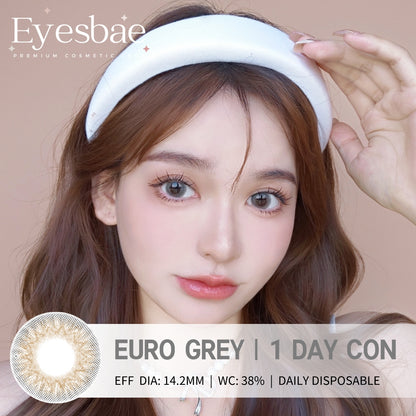 1-Day Con Euro Grey 14.2mm (10pcs/Box)