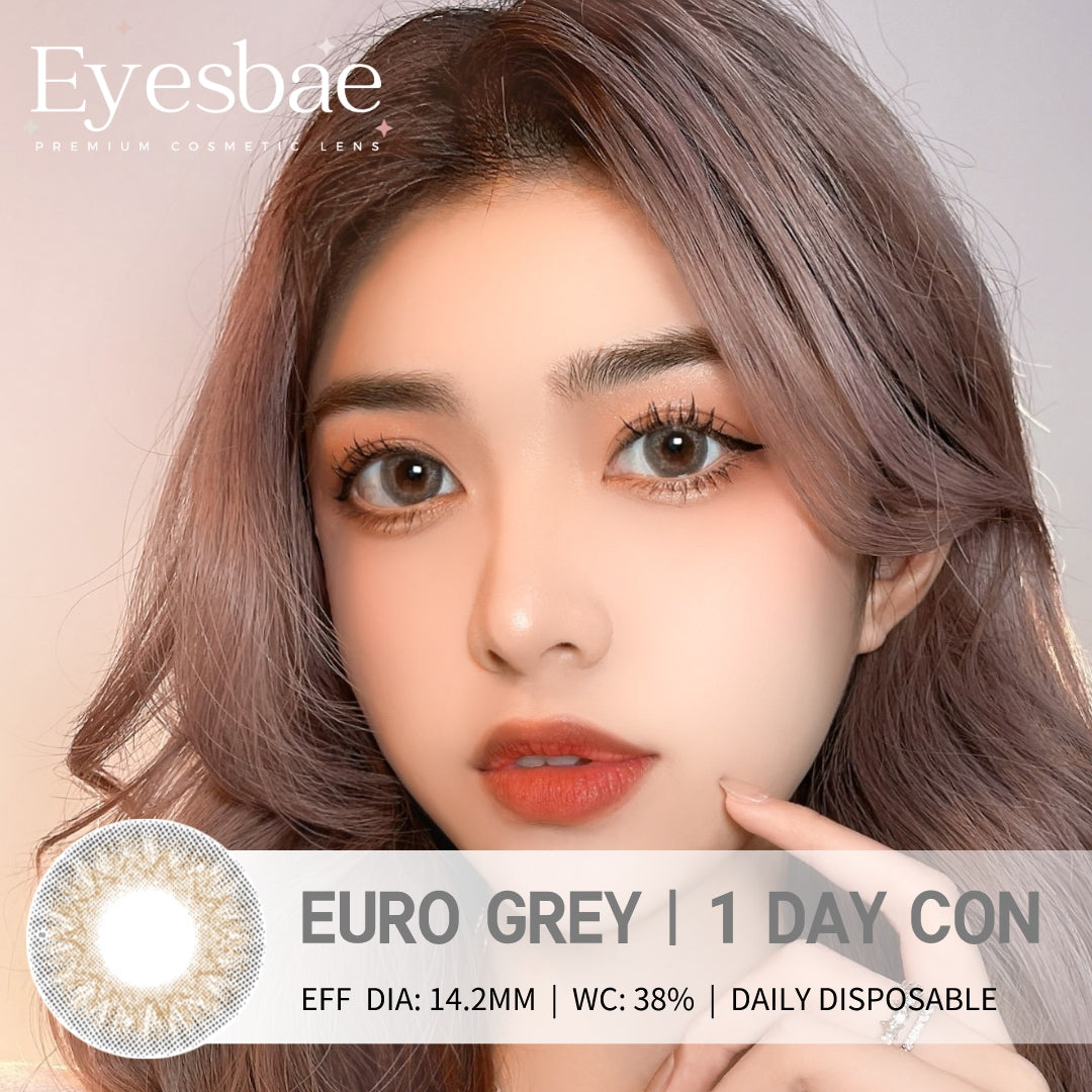 1-Day Con Euro Grey 14.2mm (10pcs/Box)