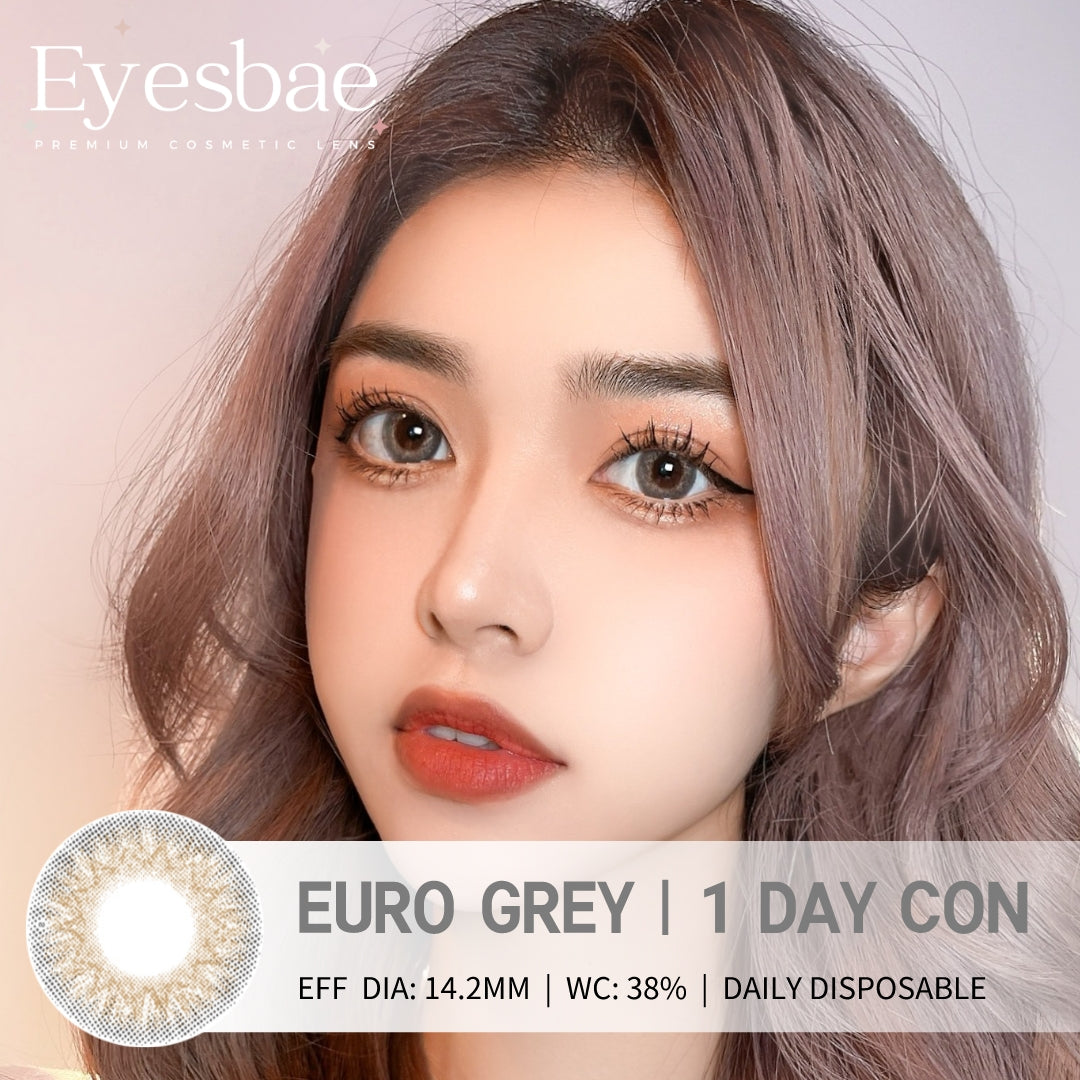 1-Day Con Euro Grey 14.2mm (10pcs/Box)