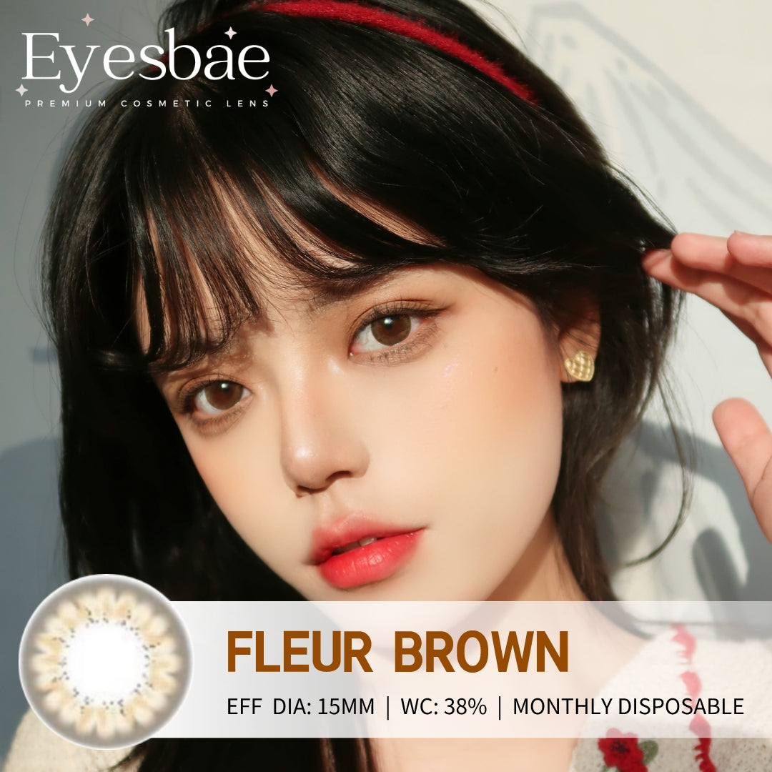 Fleur Brown 15mm