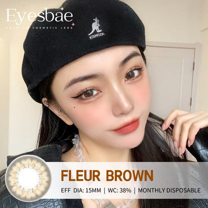 Fleur Brown 15mm