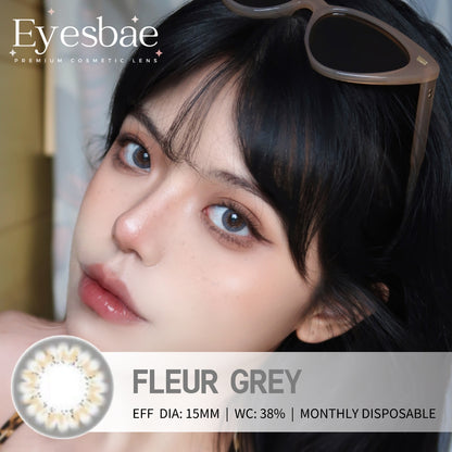 Fleur Grey 15mm