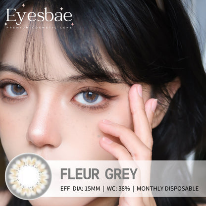 Fleur Grey 15mm