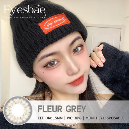 Fleur Grey 15mm