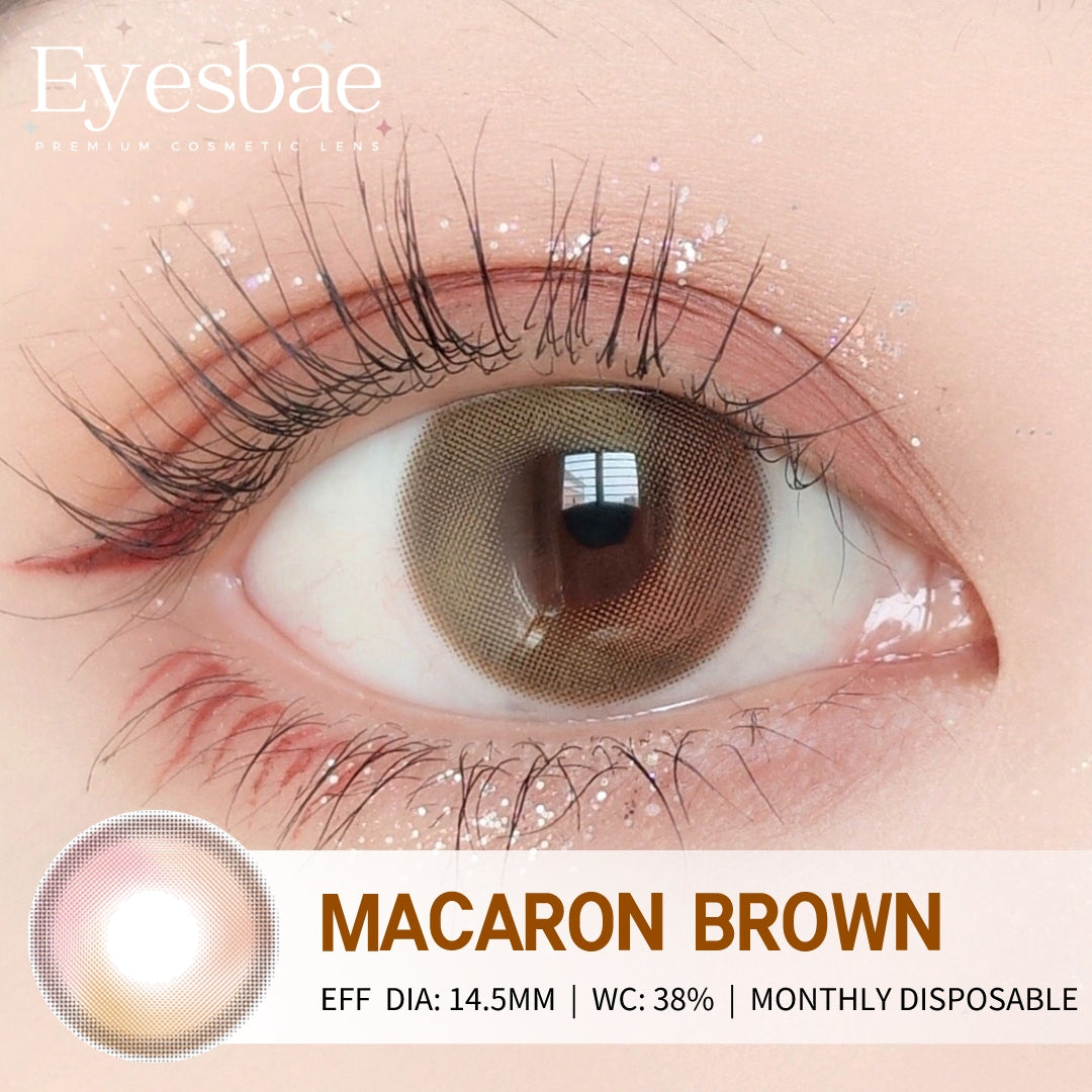 Macaron Brown 14.5mm