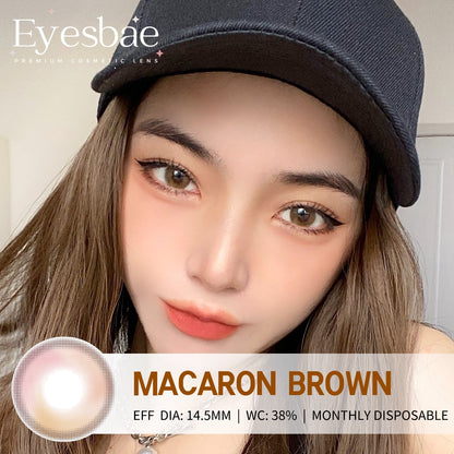 Macaron Brown 14.5mm